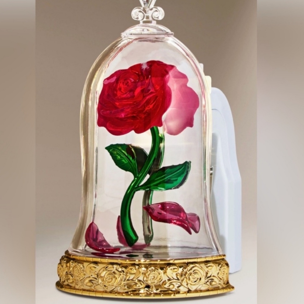 Bath & Body Works Disney Princess Wallflower Plug In Belle Rose nightlight BBW